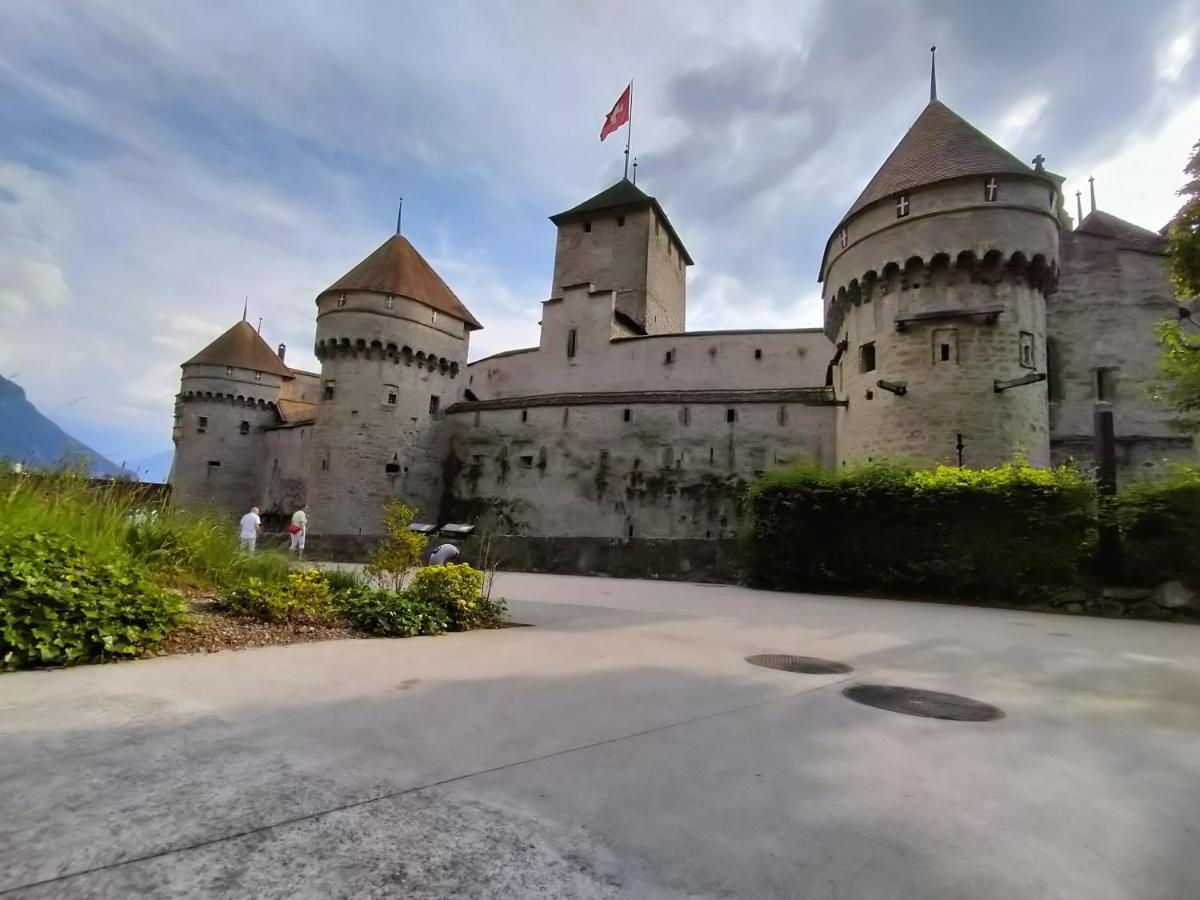 Castle View Lejlighedshotel Veytaux Eksteriør billede